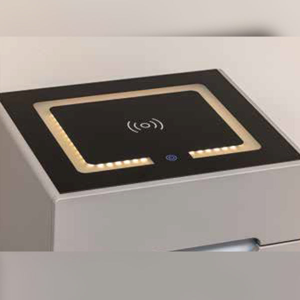 Goncha LED Wireless Charging Bedside Table