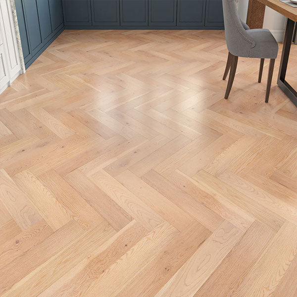 Salcey Engineered Herringbone Oak Flooring