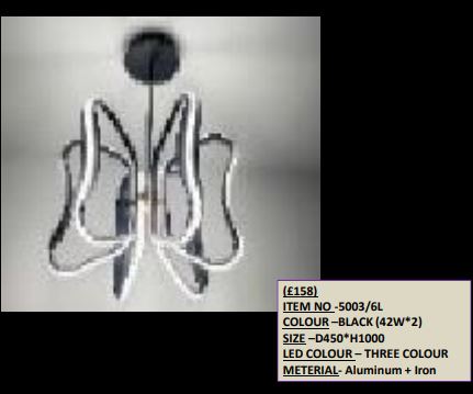 5003/6L LED Chandelier