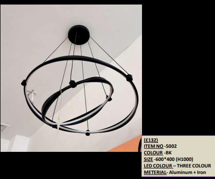 Three Color LED Chandlier- 5002