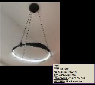 Pendant LED Chandlier- 5001