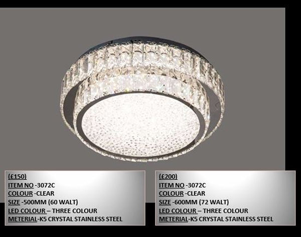 Elegance LED Chandelier- 3072 C