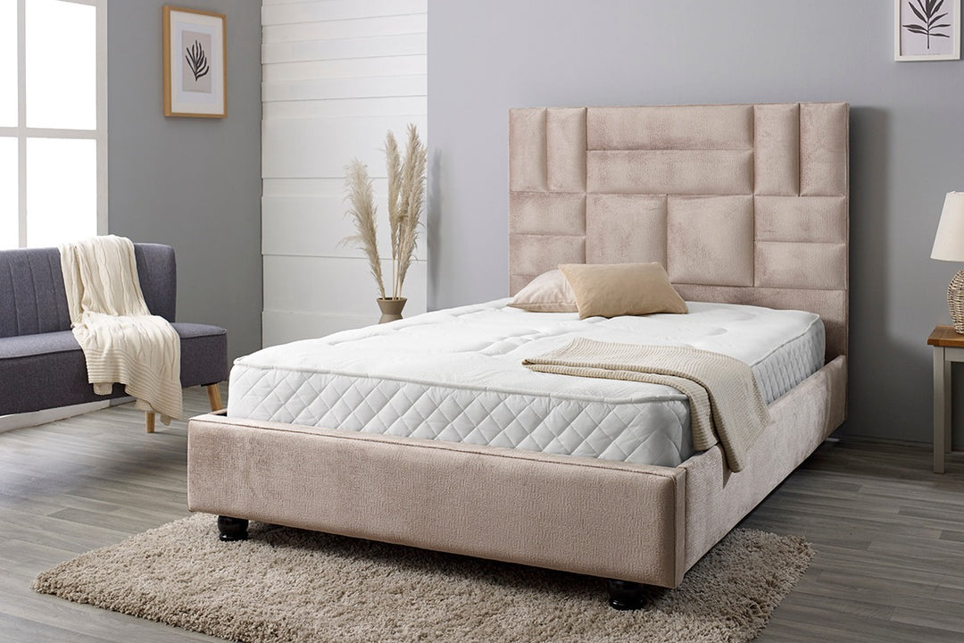 Zara Bed Frame with Unique Upholstered Design (Starting from £650 to £850)