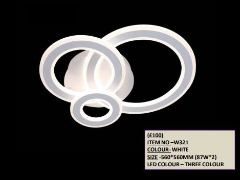 Lumi White Chandelier (Item No: W321)