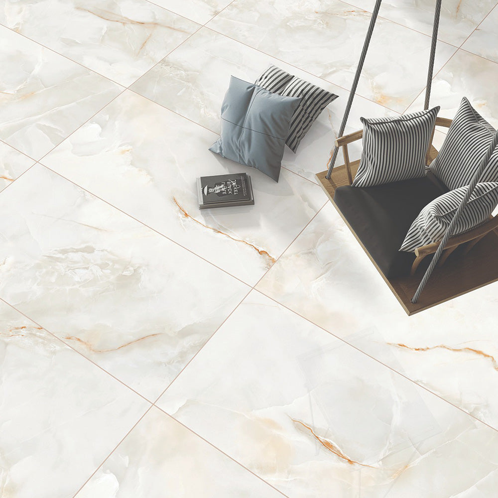 Belizza Onyx - Beige 120 x 60 high gloss porcelain tile