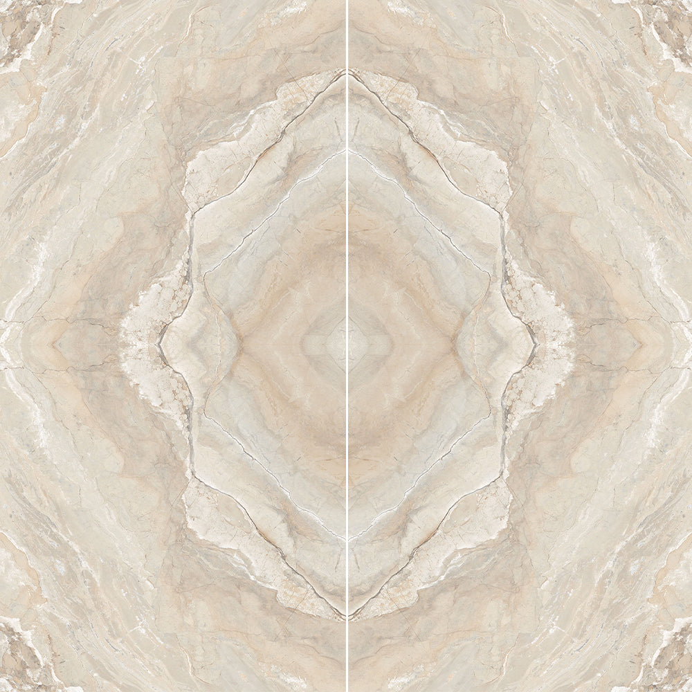 BRECCIA ELITE BEIGE - 120 x 120 - High gloss porcelain tile