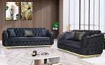 Load image into Gallery viewer, Almira Chesterfield Turkish Black Sofa Set (Starting from £380 to £1520)
