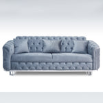 Load image into Gallery viewer, Almira Chesterfield Turkish Blue Sofa Set (Starting from £380 to £1520)
