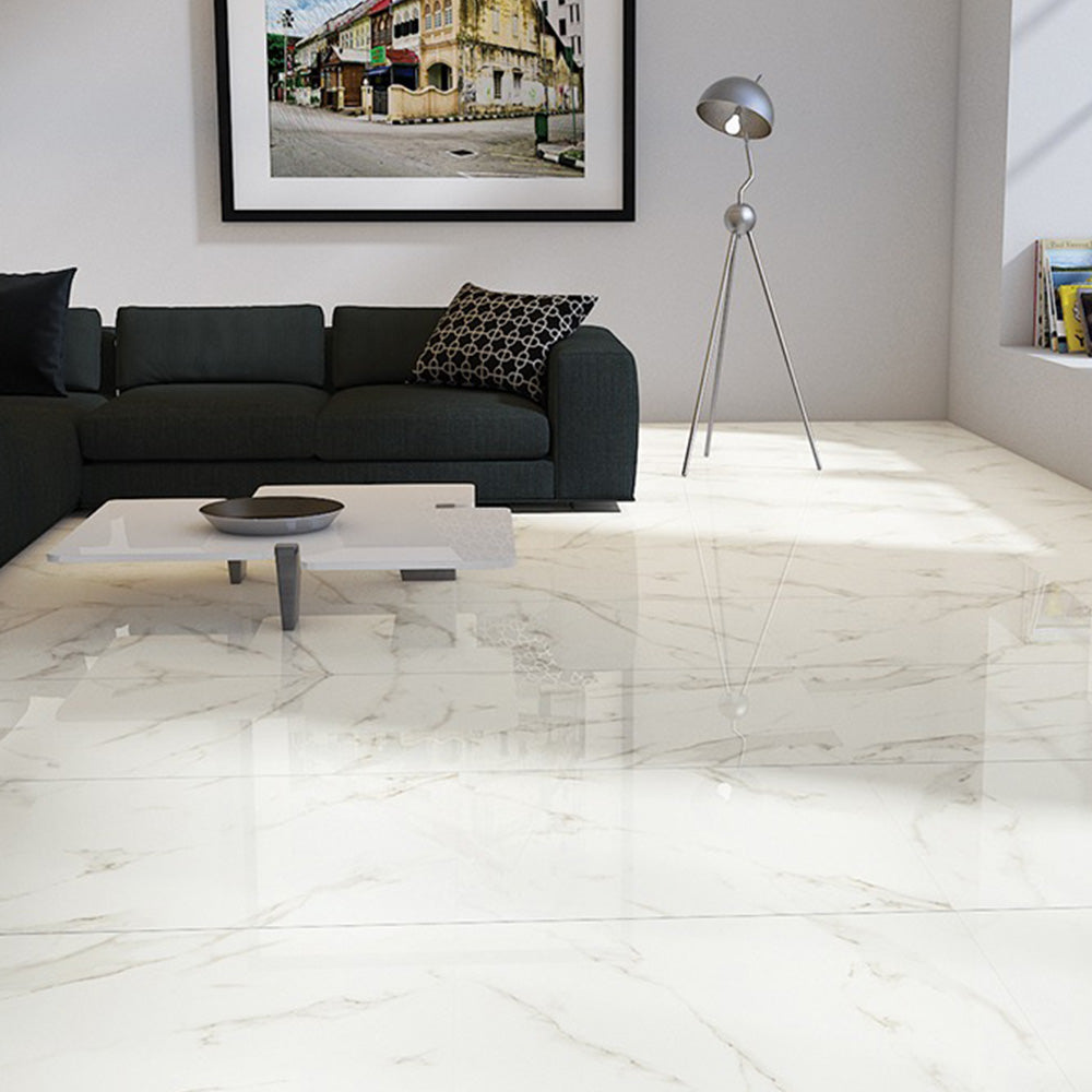 CALACUTA ORA - 1200x600 High Gloss Porcelain Tile
