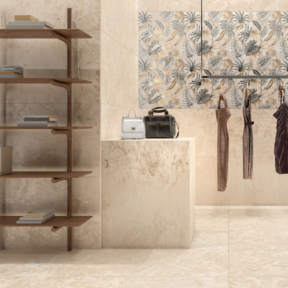 CANYON BEIGE  - 120x120 High Gloss Porcelain Tile