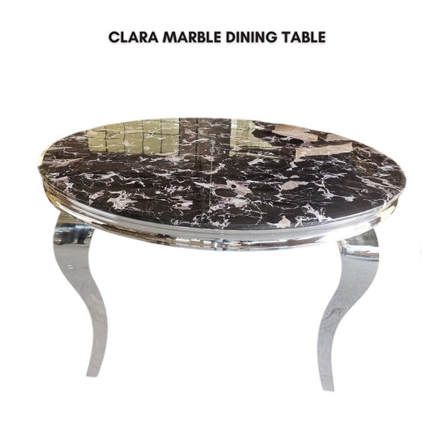 Clara Round Marble Table