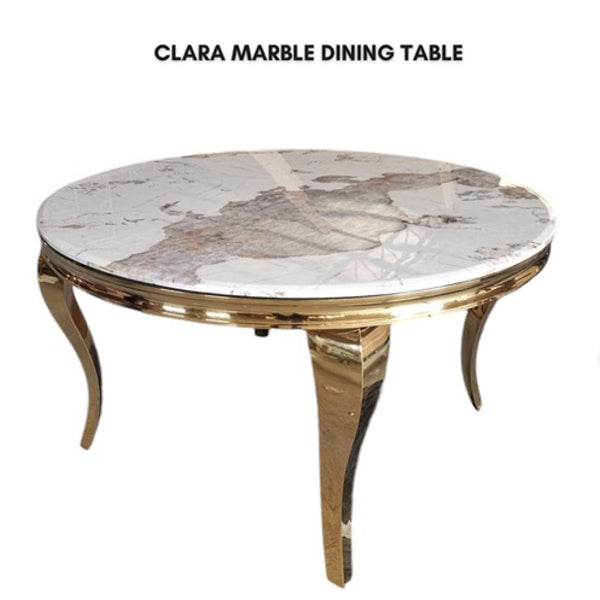 Clara Round Marble Table