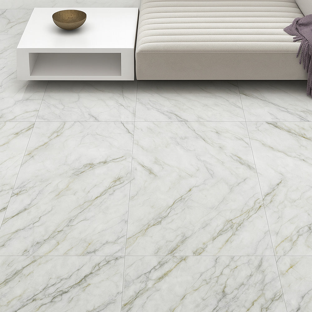 Calcatta Verde  - 120x120 High Gloss Porcelain Tile