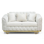 Load image into Gallery viewer, Almira Chesterfield Turkish White Sofa Set (Starting from £380 to £1520)
