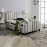 Load image into Gallery viewer, Fiona Upholstered Bed (Starting from £480 to £960)

