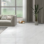 Load image into Gallery viewer, GRAPHITE VEINS END  - 120x120 High Gloss Porcelain Tile
