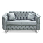 Load image into Gallery viewer, Almira Chesterfield Turkish Grey Sofa Set (Starting from £380 to £1520)

