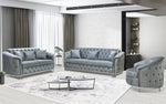 Load image into Gallery viewer, Almira Chesterfield Turkish Grey Sofa Set (Starting from £380 to £1520)
