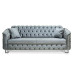 Load image into Gallery viewer, Almira Chesterfield Turkish Grey Sofa Set (Starting from £380 to £1520)
