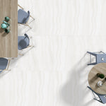 Load image into Gallery viewer, Onice Bianco - Beige - 1200x600 High Gloss Porcelain Tile
