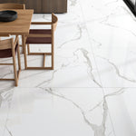 Load image into Gallery viewer, Kashmir White  - 120x120 High Gloss Porcelain Tile
