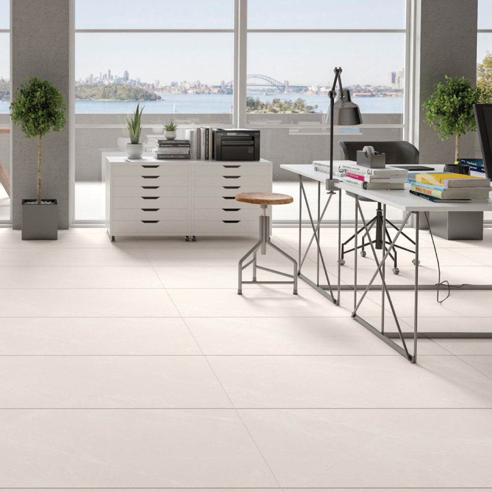 MOONLIGHT BIANCO  - 120x60 High Gloss and matt Porcelain Tile