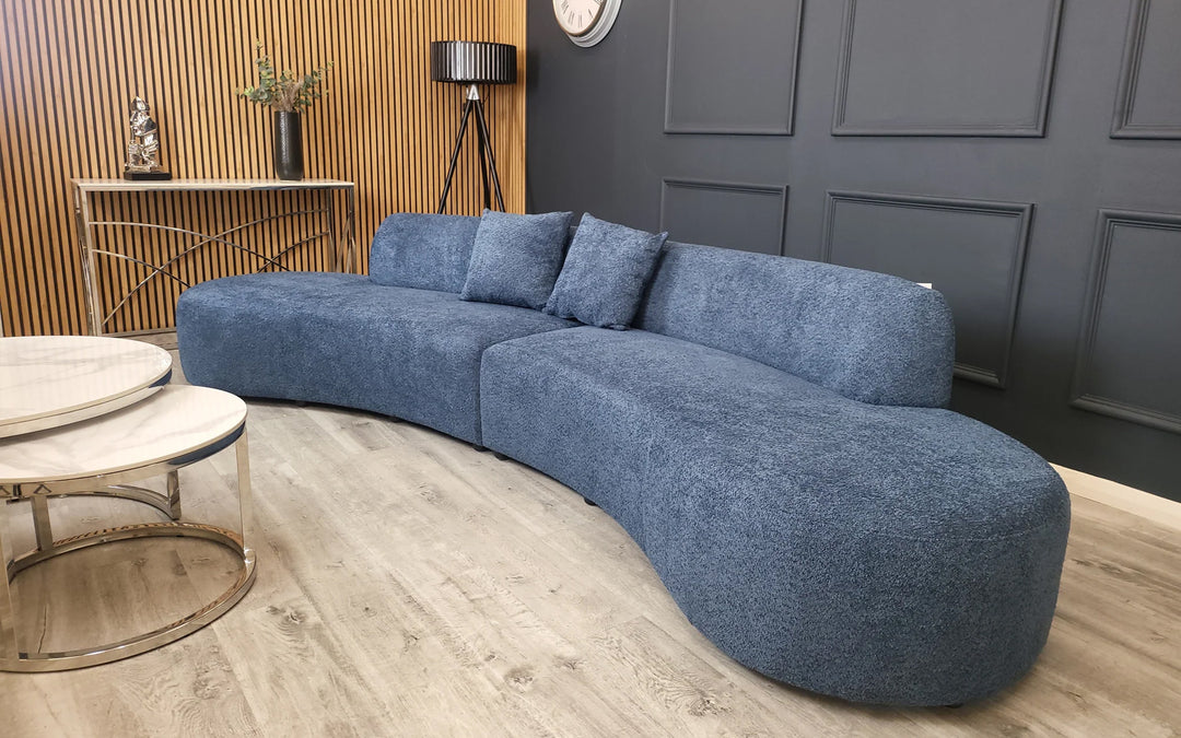 Miami Curve Cinema Boucle Sofa