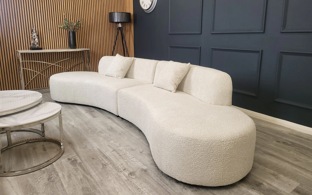 Miami Curve Cinema Boucle Sofa