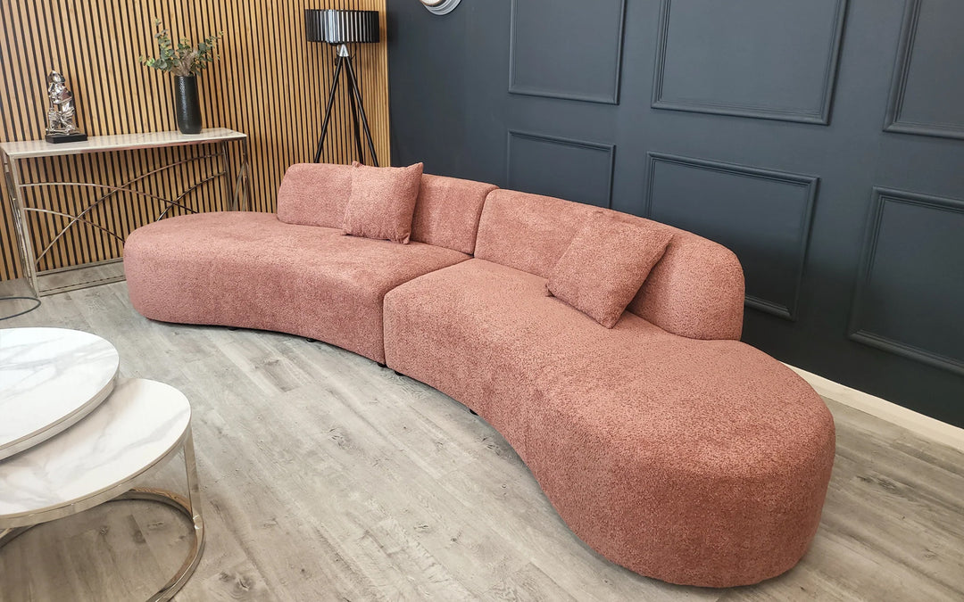 Miami Curve Cinema Boucle Sofa
