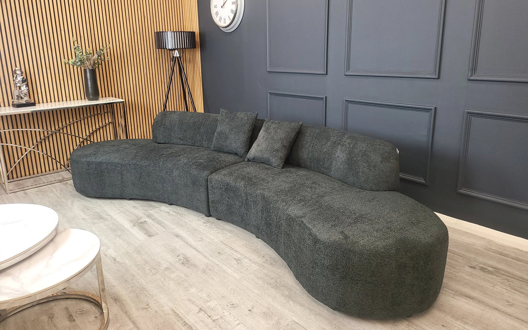 Miami Curve Cinema Boucle Sofa