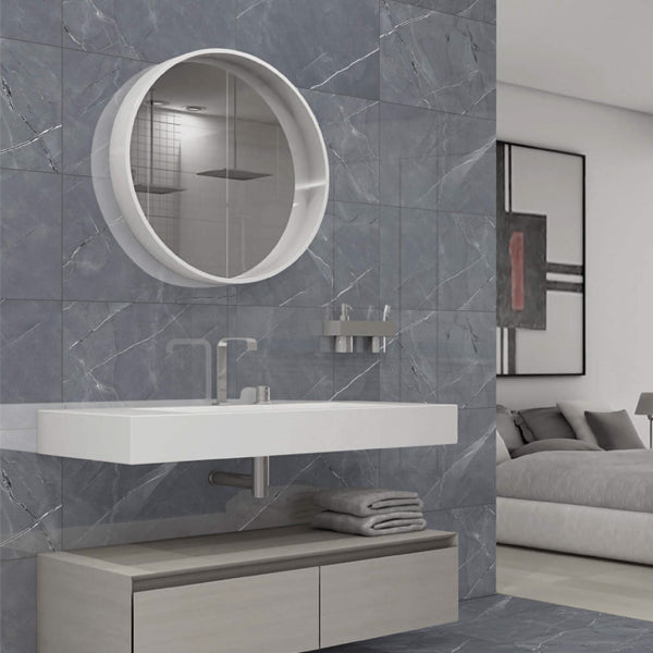 Norway Azul Blue Porcelain Tile