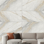 Load image into Gallery viewer, Placia Bianco  - 120x60 High Gloss and matt finish Porcelain Tile
