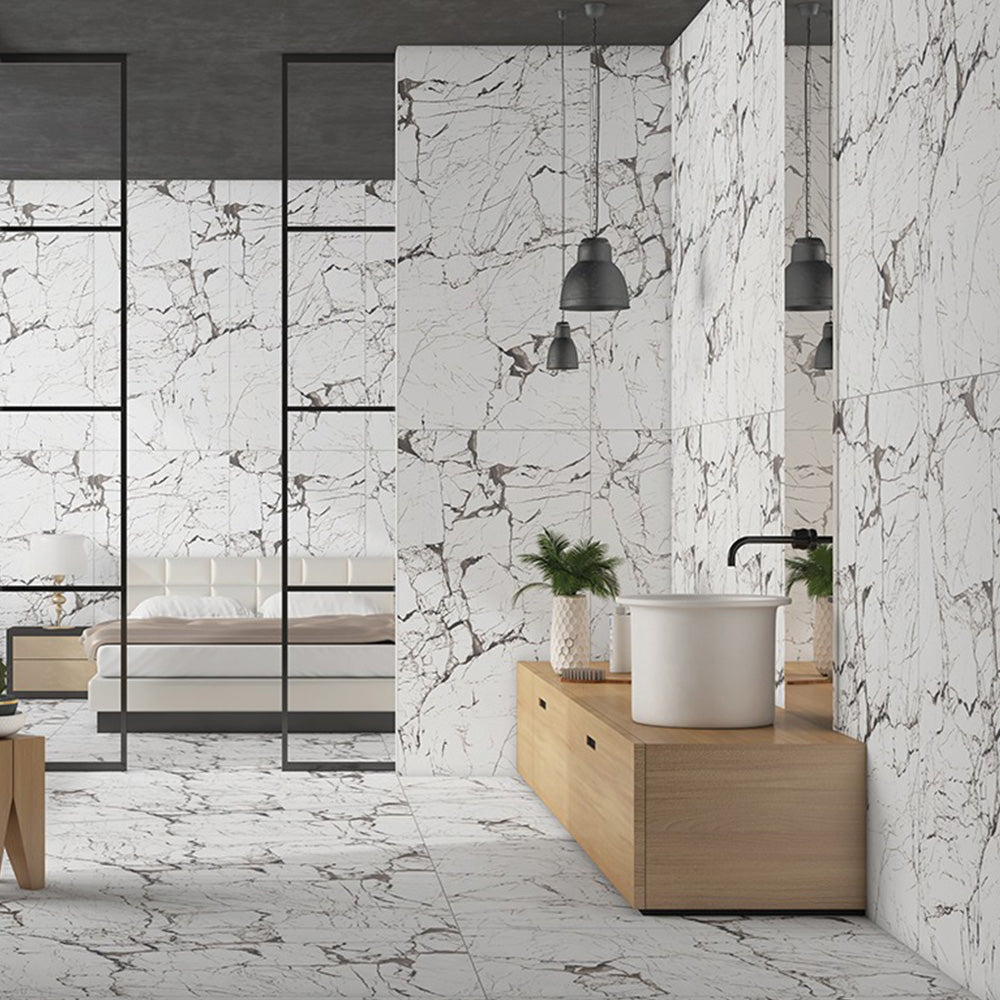 SPARKLE GLACIER - 1200x600 High Gloss Porcelain Tile