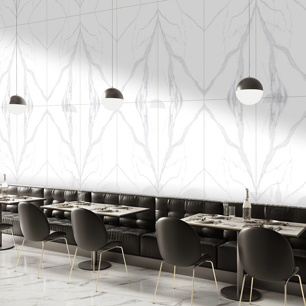 STATUARIO SUPER - 1200x600 High Gloss Porcelain Tile