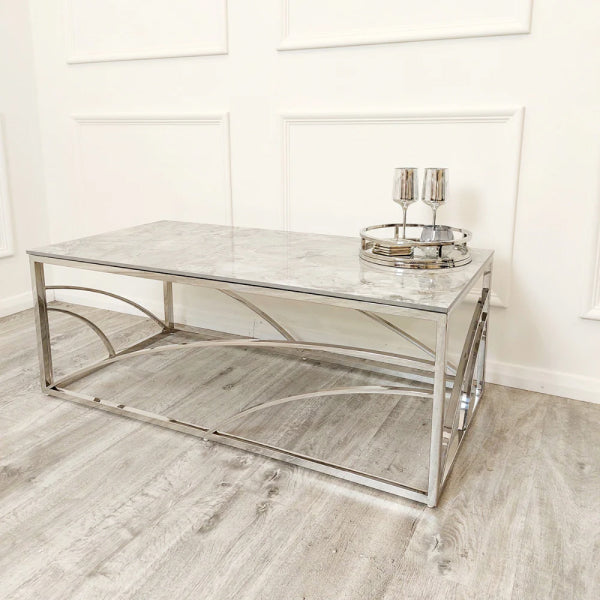 Stella Chrome Coffee Table