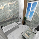 Load image into Gallery viewer, Sea green onyx  - 120x60 High Gloss Porcelain Tile
