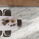 Load image into Gallery viewer, THUNDER WHITE - 1200x600 High Gloss Porcelain Tile
