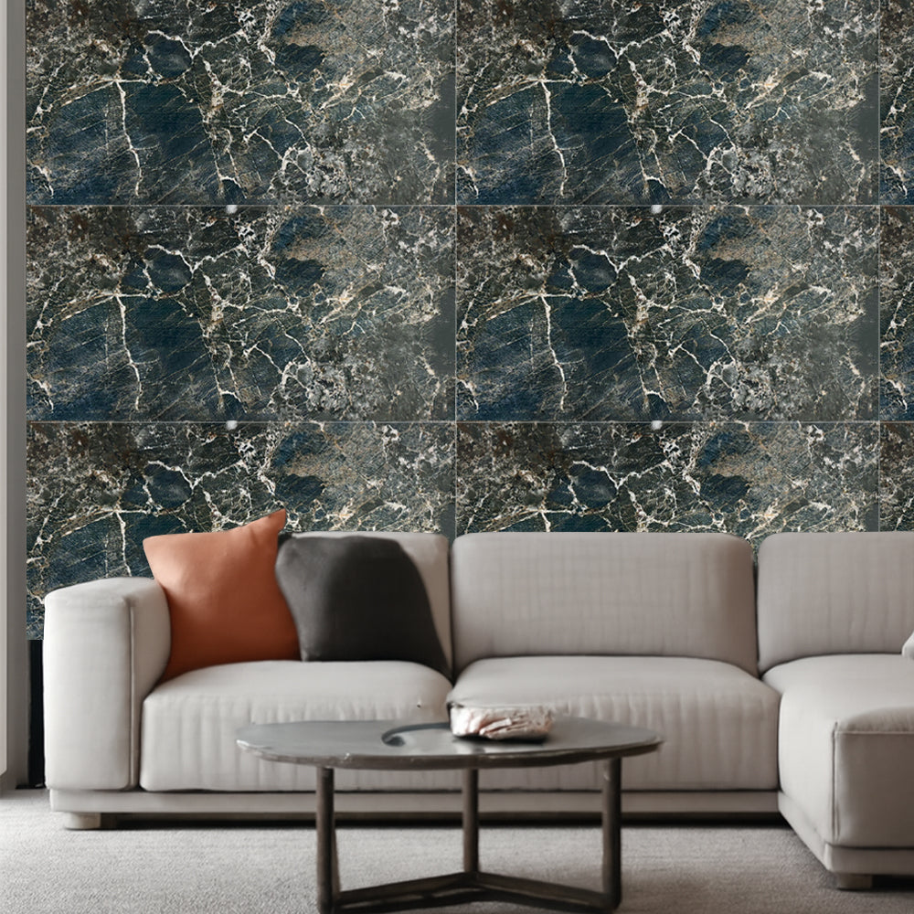 Turkish Green Onyx - 1200x600 High Gloss Porcelain Tile