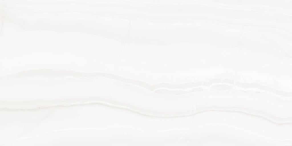 Bianco Onice Light beige - High gloss porcelain tile - 1200x600 mm