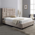 Load image into Gallery viewer, Zara Bed Frame with Unique Upholstered Design (Starting from £650 to £850)