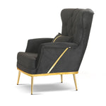 Load image into Gallery viewer, Jasmine Black Velvet Sofa Set (Starting from £534 to £1380)
