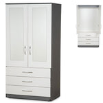 Load image into Gallery viewer, Amoré 2-Door 3-Drawer Gents Wardrobe
