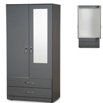 Load image into Gallery viewer, Amoré 2-Door 2-Drawer Gents Wardrobe
