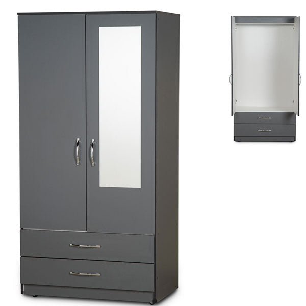 Amoré 2-Door 2-Drawer Gents Wardrobe
