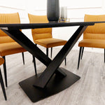 Load image into Gallery viewer, Apollo 1.6 Black Dining Table
