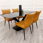 Load image into Gallery viewer, Apollo 1.6 Black Dining Table
