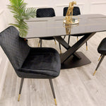Load image into Gallery viewer, Apollo 1.6 Black Dining Table
