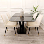 Load image into Gallery viewer, Apollo 1.6 Black Dining Table
