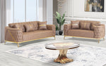 Load image into Gallery viewer, Jasmine Brown Velvet Sofa Set (Starting from £534 to £1380)