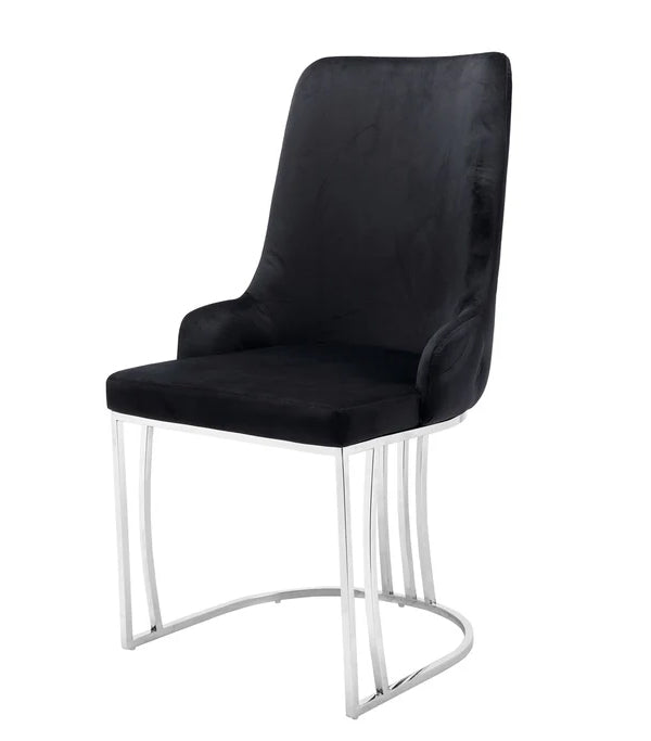 Bruno Faux Velvet Dining Chairs